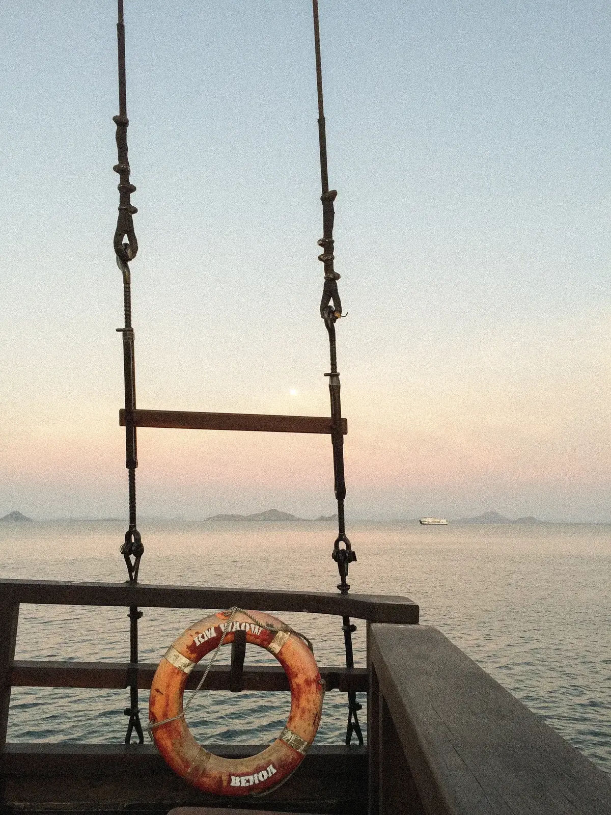 A guest being welcomed aboard Waow 2.